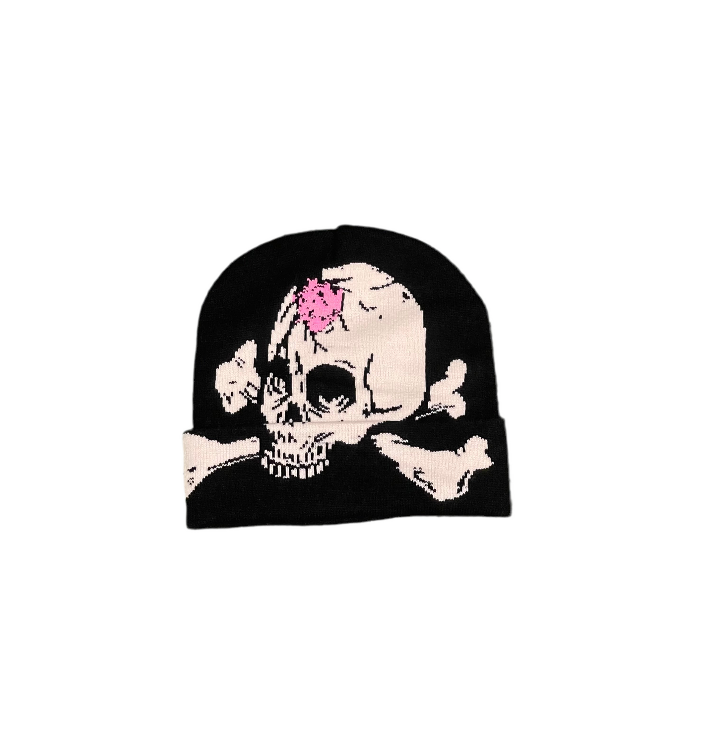 Unfazed Minds Embroidered and Skull Stitched Beanie